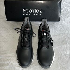 GOLF FootJoy Men's Black and White Athletic Golf Shoes NEW WITH TAGS